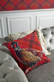Red Pheasant Cushion