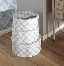 Fairburn Round set of 3 Storage Boxes