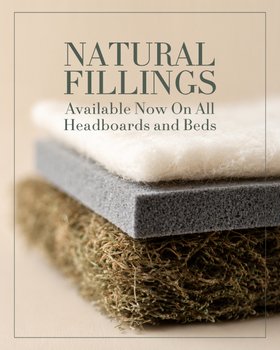 Natural Fillings Now Available At The Headboard Workshop