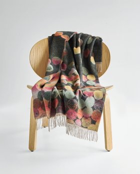 Jacquardplaid Confetti schwarz