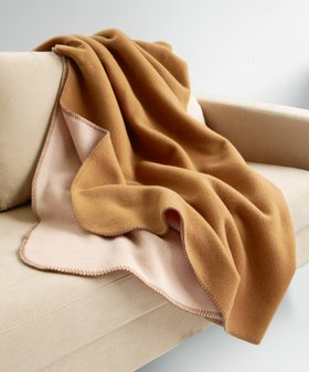 Kuscheldecke Duo Doubleface Caramel