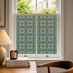 Mawar - Stained Glass Effect Window Film