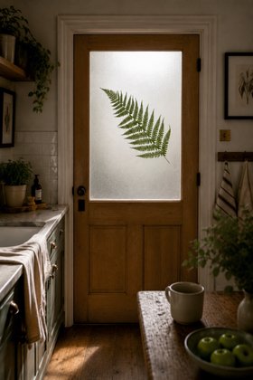 Fern Centerpiece Window Film