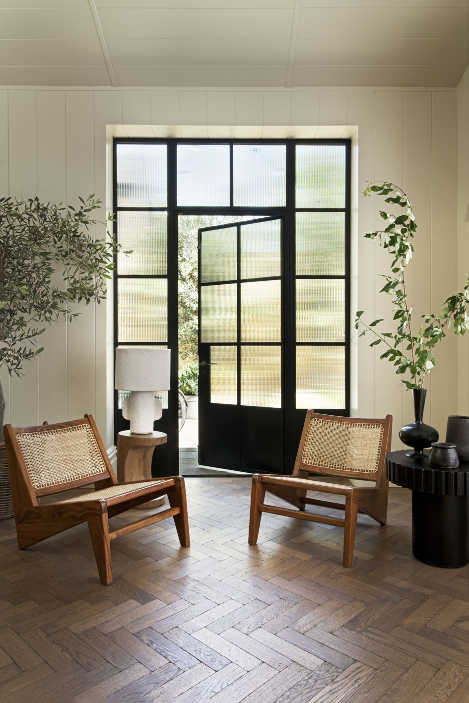 Reeded Glass Film 25mm Flutes