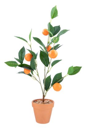 Faux Fruit Tree - Orange