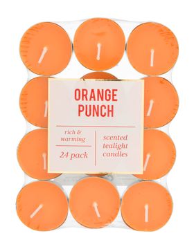 Scented Tea Lights Orange Punch 24 Pack