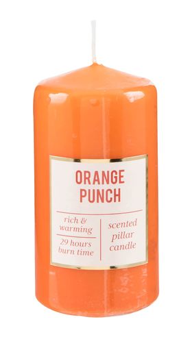 Pillar Candle Orange Punch