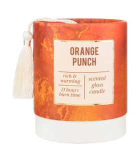Scented Glass Candle Orange Punch