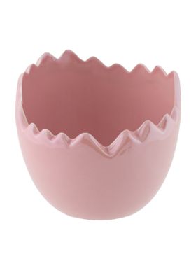 Pink Easter Egg Shell Plant Pot