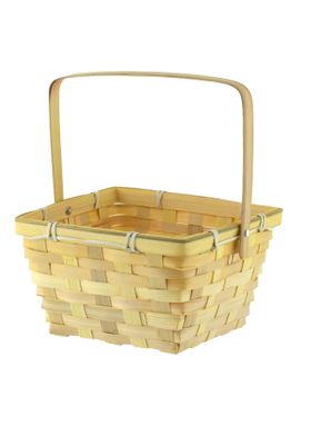 Yellow Square Easter Basket
