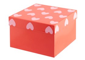 Valentines Red Gift Box