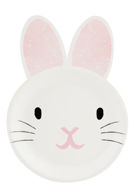 Easter Bunny Paper Plates