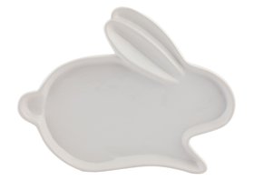 Easter Ceramic Bunny Shaped Plate
