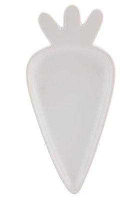 Easter Ceramic Carrot Shaped Plate