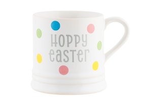 Ceramic Easter Mug Pola Dot Design