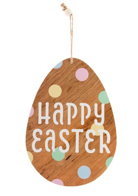 Happy Easter Hanging Egg Decoration