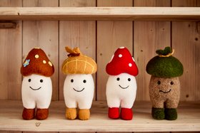 Autumn - Felt Mushroom Characters