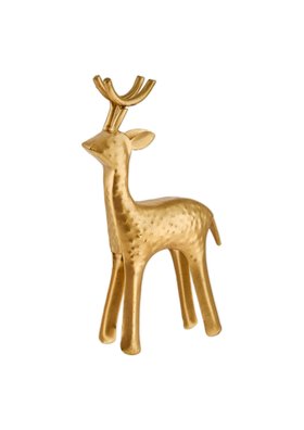 Christmas 2026: Gold Reindeer Decoration