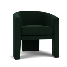 Wandsworth Chair in Easy Clean Plush Velvet Hunter