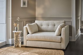 Camden Loveseat Tweed Canvas Hero