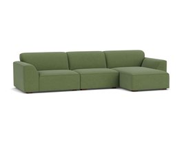 DALSTON EXTRA LARGE CHAISE EASY_CLEAN_MATT_VELVET__VINTAGE_GREEN