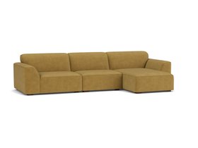 DALSTON EXTRA LARGE CHAISE FABRIC__STAIN_RESISTANT_CHENILLE__GOLD