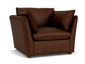 BLOOMSBURY ARMCHAIR LEATHER__DISTRESSED_VINTAGE_ANILINE__COGNAC