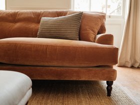 Marylebone Large Sofa in Stain Resistant Classic Velvet Bracken