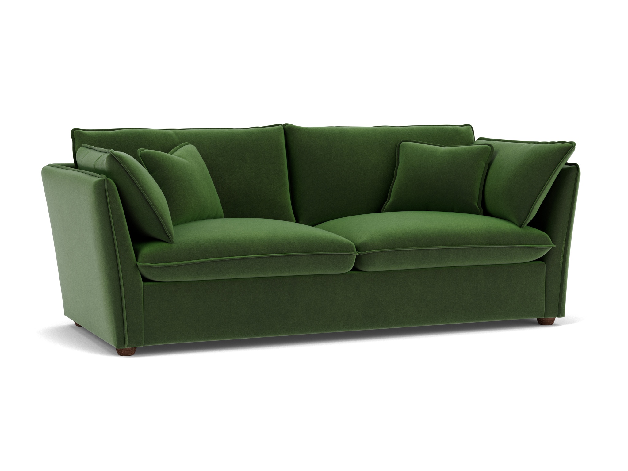 Bloomsbury Large Sofa In Stain Resistant Cotton Velvet Holly