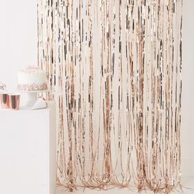 Rose Gold Fringe Curtain - Pick & Mix