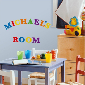 Coloured Letter Wall Stickers – Removable & Reusable Wall Stickers