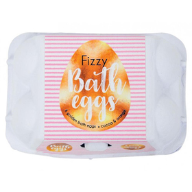 Golden Fizzy Bath Bomb Eggs - Half Dozen