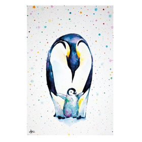 Marc Allante Little Steps Mum & Baby Penguin Poster 61x91.5cm