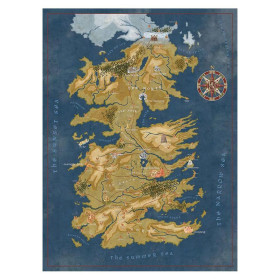 GAME OF THRONES DELUXE WESTEROS MAP 1000PC JIGSAW PUZZLE