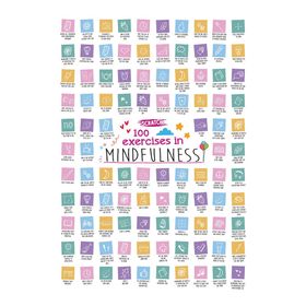 100 Exercises In Mindfulness Scratch Poster