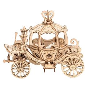 Pumpkin Cart Wooden Model Kit
