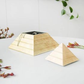 Gold Pyramid Jewellery Storage Box