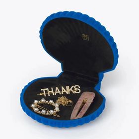 Blue Venus Clamshell Jewellery Box
