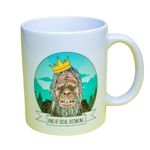 Bigfoot King Of Social Distancing Mug