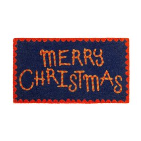 MERRY CHRISTMAS - Weihnachts-Fussmatte - 70x40 cm | Fisura