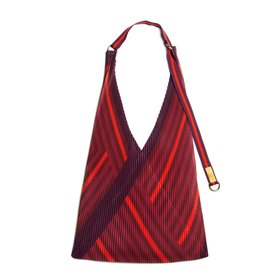 STEFANIA - Y-Tasche - plissiertes Satin - 30x60 cm | Multitudes