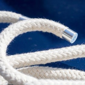 ROPE HANGER Cotton | Naturfarbene Textil-KLEIDERBÜGEL aus Baumwoll-Seil | 3er Set | Peppermint Products