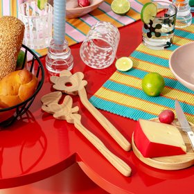 SERVING FRIENDS Blumen | HOLZLÖFFEL & SERVIERBESTECK | Selena Liu | Areaware