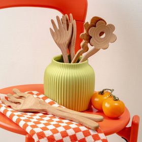 SERVING FRIENDS Blumen | HOLZLÖFFEL & SERVIERBESTECK | Selena Liu | Areaware