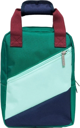 Petit Monkey Block Print Backpack Small