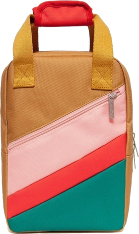 Petit Monkey Block Print Backpack Small