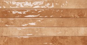 Ponto Teracotta Stone Effect Gloss Ceramic Wall Tile