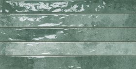 Ponto Green Stone Effect Gloss Ceramic Wall Tile