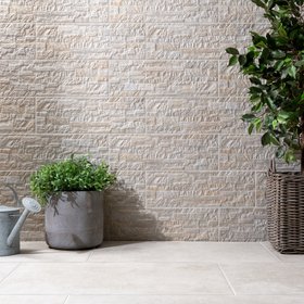Kabil Cream Drywall Effect Ceramic Wall Cladding Tile