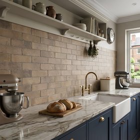 Boston Dorchester Beige Stone Effect Matt Porcelain Tile